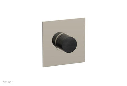 Phylrich - Basic II Mini Thermostatic Shower Trim Only Marble Handle Square Plate