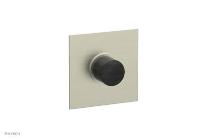 Phylrich - Basic II Mini Thermostatic Shower Trim Only Marble Handle Square Plate