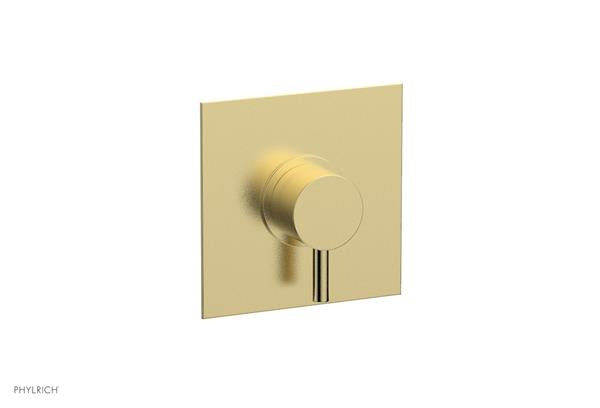 Phylrich - Basic II Mini Thermostatic Shower Trim Only Lever Handle Square Plate