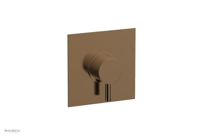 Phylrich - Basic II Mini Thermostatic Shower Trim Only Lever Handle Square Plate