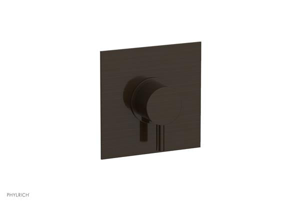 Phylrich - Basic II Mini Thermostatic Shower Trim Only Lever Handle Square Plate
