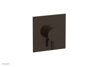 Phylrich - Basic II Mini Thermostatic Shower Trim Only Lever Handle Square Plate