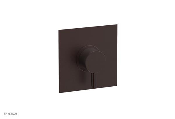 Phylrich - Basic II Mini Thermostatic Shower Trim Only Lever Handle Square Plate