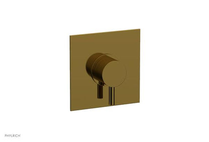 Phylrich - Basic II Mini Thermostatic Shower Trim Only Lever Handle Square Plate