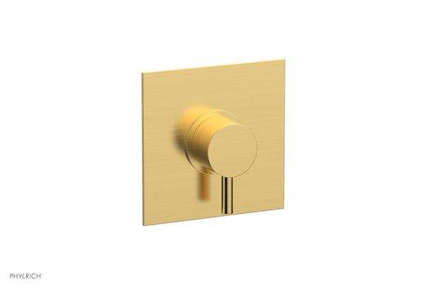 Phylrich - Basic II Mini Thermostatic Shower Trim Only Lever Handle Square Plate