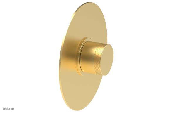 Phylrich - Basic II Round Shower Plate & Knurled Handle Trim Only