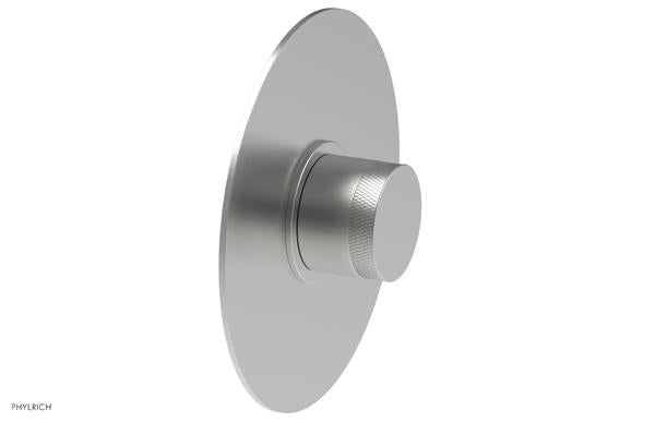 Phylrich - Basic II Round Shower Plate & Knurled Handle Trim Only