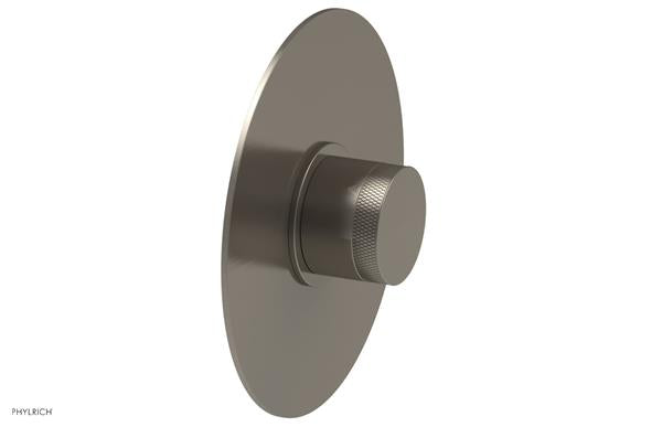 Phylrich - Basic II Round Shower Plate & Knurled Handle Trim Only