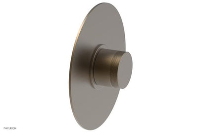 Phylrich - Basic II Round Shower Plate & Knurled Handle Trim Only