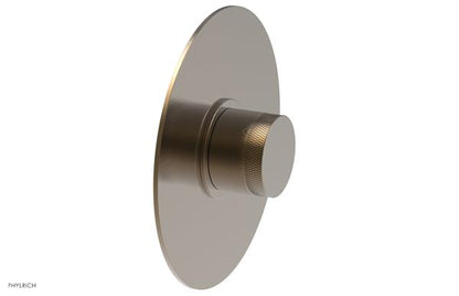 Phylrich - Basic II Round Shower Plate & Knurled Handle Trim Only