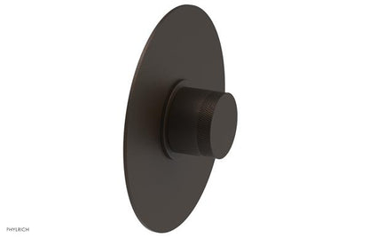 Phylrich - Basic II Round Shower Plate & Knurled Handle Trim Only