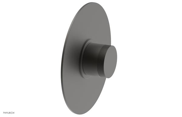 Phylrich - Basic II Round Shower Plate & Knurled Handle Trim Only