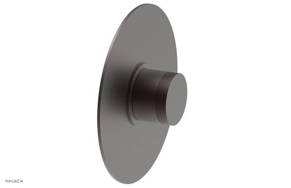 Phylrich - Basic II Round Shower Plate & Knurled Handle Trim Only