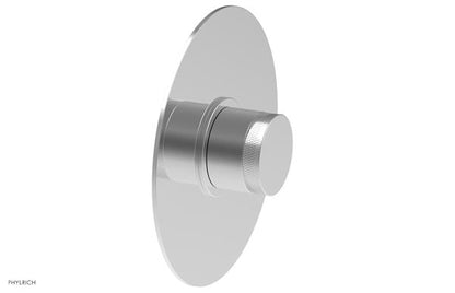 Phylrich - Basic II Round Shower Plate & Knurled Handle Trim Only