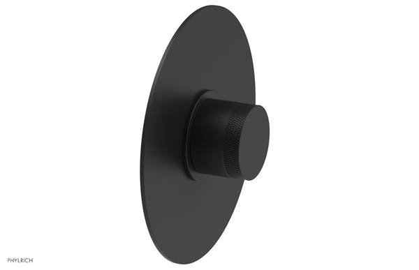 Phylrich - Basic II Round Shower Plate & Knurled Handle Trim Only