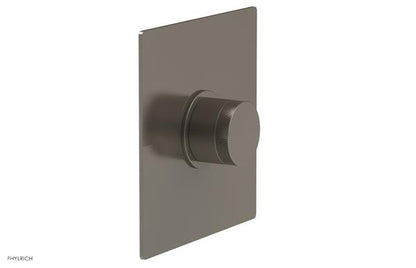 Phylrich - Basic II Square Shower Plate & Knurled Handle Trim Only