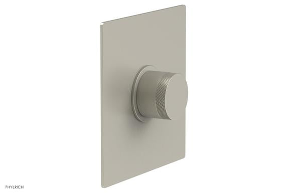 Phylrich - Basic II Square Shower Plate & Knurled Handle Trim Only