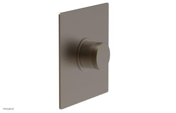 Phylrich - Basic II Square Shower Plate & Knurled Handle Trim Only