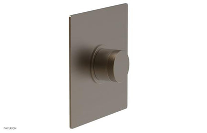 Phylrich - Basic II Square Shower Plate & Knurled Handle Trim Only