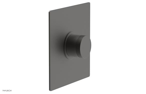 Phylrich - Basic II Square Shower Plate & Knurled Handle Trim Only