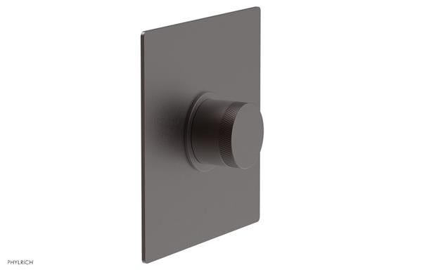 Phylrich - Basic II Square Shower Plate & Knurled Handle Trim Only