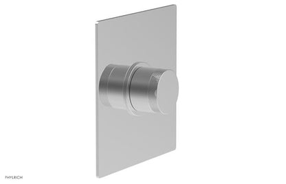 Phylrich - Basic II Square Shower Plate & Knurled Handle Trim Only