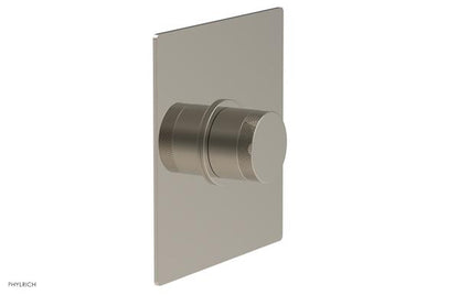 Phylrich - Basic II Square Shower Plate & Knurled Handle Trim Only