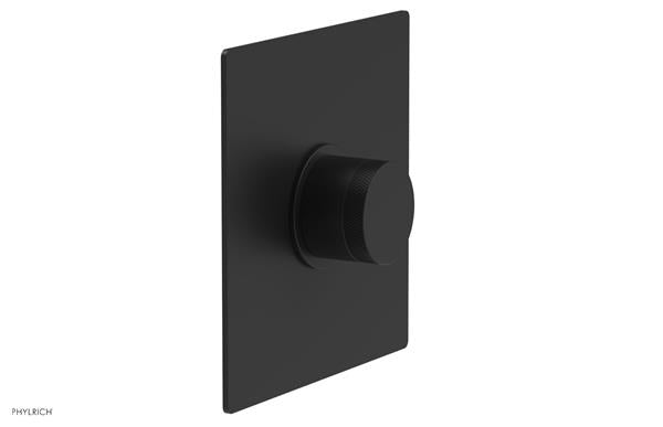 Phylrich - Basic II Square Shower Plate & Knurled Handle Trim Only
