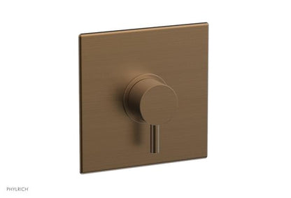 Phylrich - Basic II Square Shower Plate & Lever Handle Trim Only
