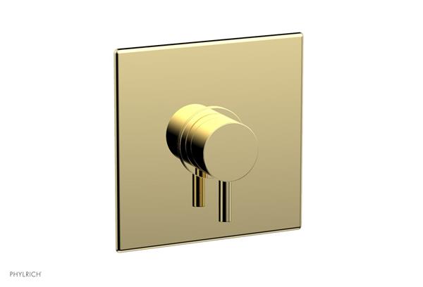 Phylrich - Basic II Square Shower Plate & Lever Handle Trim Only
