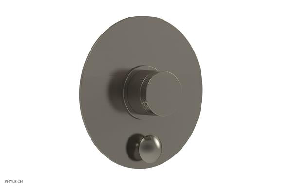 Phylrich - Basic II Pressure Balance Round Shower Plate w/ Diverter & Knurled Handle Trim Only