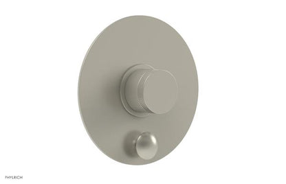 Phylrich - Basic II Pressure Balance Round Shower Plate w/ Diverter & Knurled Handle Trim Only