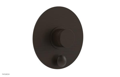Phylrich - Basic II Pressure Balance Round Shower Plate w/ Diverter & Knurled Handle Trim Only