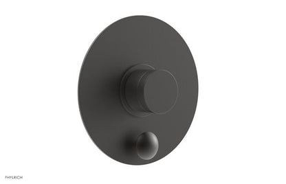 Phylrich - Basic II Pressure Balance Round Shower Plate w/ Diverter & Knurled Handle Trim Only