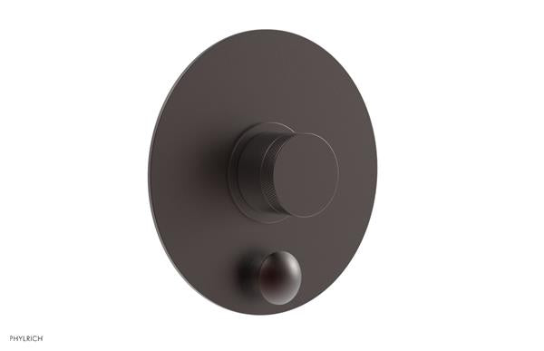 Phylrich - Basic II Pressure Balance Round Shower Plate w/ Diverter & Knurled Handle Trim Only