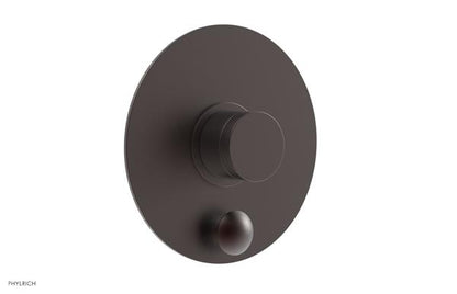 Phylrich - Basic II Pressure Balance Round Shower Plate w/ Diverter & Knurled Handle Trim Only