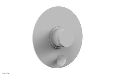 Phylrich - Basic II Pressure Balance Round Shower Plate w/ Diverter & Knurled Handle Trim Only