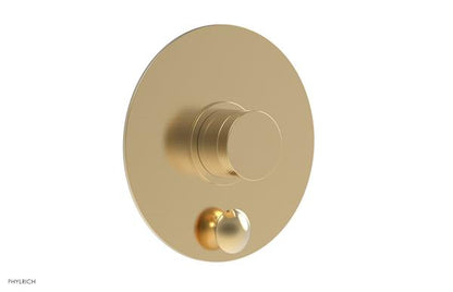 Phylrich - Basic II Pressure Balance Round Shower Plate w/ Diverter & Knurled Handle Trim Only