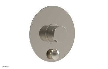 Phylrich - Basic II Pressure Balance Round Shower Plate w/ Diverter & Knurled Handle Trim Only