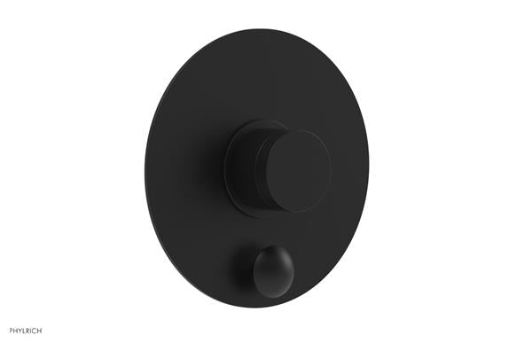 Phylrich - Basic II Pressure Balance Round Shower Plate w/ Diverter & Knurled Handle Trim Only