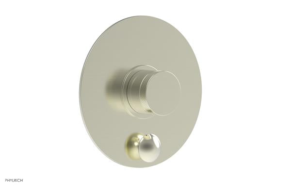Phylrich - Basic II Pressure Balance Round Shower Plate w/ Diverter & Knurled Handle Trim Only