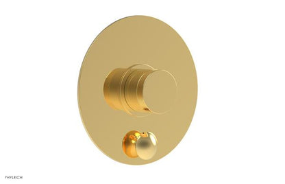 Phylrich - Basic II Pressure Balance Round Shower Plate w/ Diverter & Knurled Handle Trim Only
