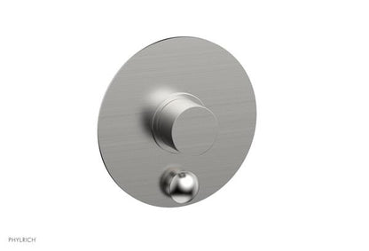 Phylrich - Basic II Pressure Balance Round Shower Plate w/ Diverter & Smooth Handle Trim Only