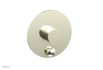Phylrich - Basic II Pressure Balance Round Shower Plate w/ Diverter & Smooth Handle Trim Only