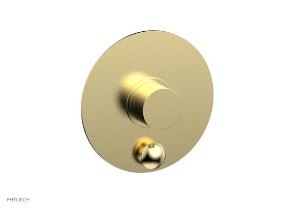 Phylrich - Basic II Pressure Balance Round Shower Plate w/ Diverter & Smooth Handle Trim Only