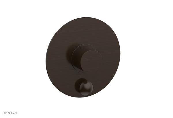Phylrich - Basic II Pressure Balance Round Shower Plate w/ Diverter & Smooth Handle Trim Only