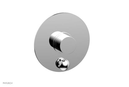 Phylrich - Basic II Pressure Balance Round Shower Plate w/ Diverter & Smooth Handle Trim Only
