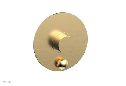 Phylrich - Basic II Pressure Balance Round Shower Plate w/ Diverter & Smooth Handle Trim Only