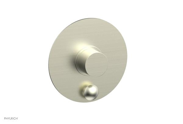 Phylrich - Basic II Pressure Balance Round Shower Plate w/ Diverter & Smooth Handle Trim Only