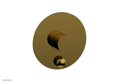 Phylrich - Basic II Pressure Balance Round Shower Plate w/ Diverter & Smooth Handle Trim Only